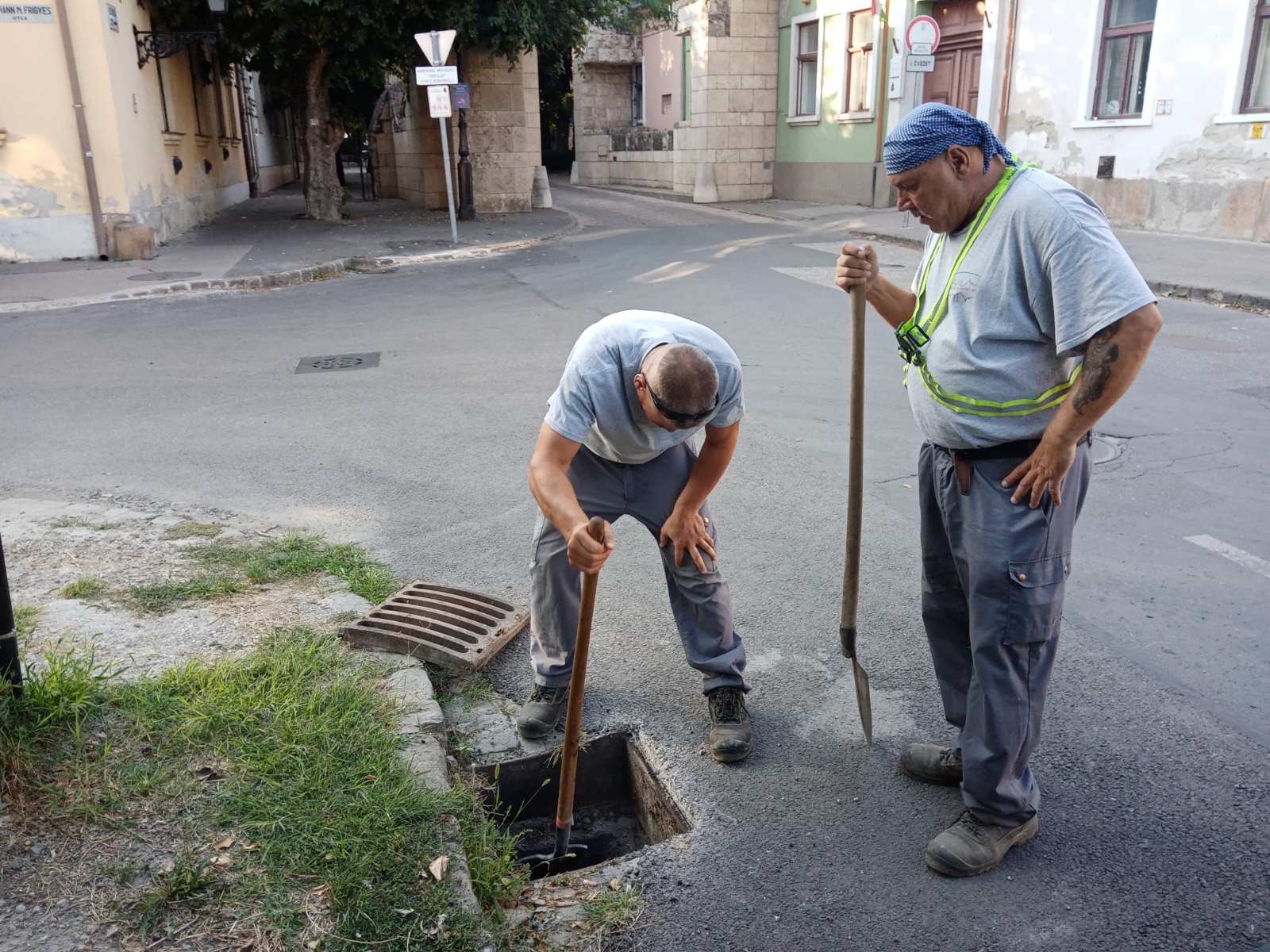 Csatornarácstakarítás